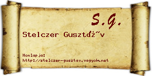 Stelczer Gusztáv névjegykártya